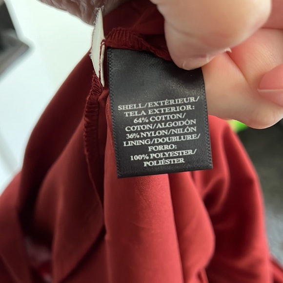 Ann Taylor Burgundy Lace Skirt - Picture 5 of 7